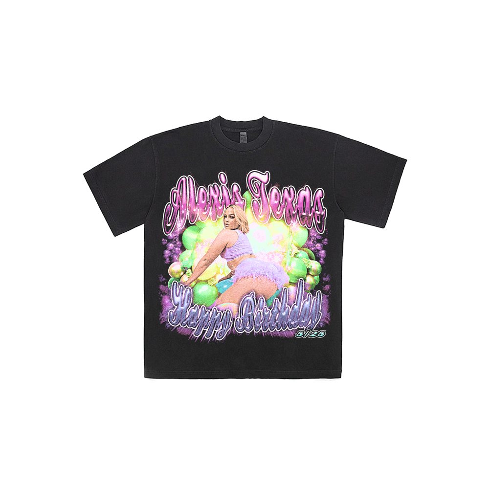 Alexis Texas birthday graphic mockup